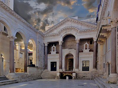 Diokleciánův palác ve Splitu (Chorvatsko)