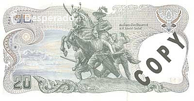 Thajská bankovka