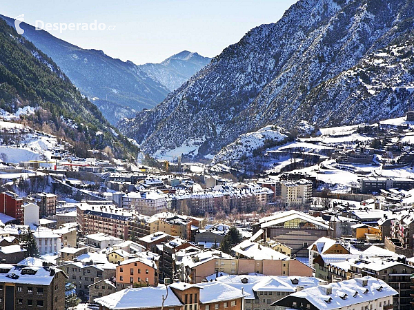 Andorra la Vella (Andorra - Pyreneje - Španělsko)