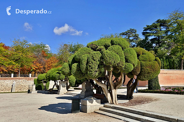 El Retiro Park v Madridu (Španělsko)