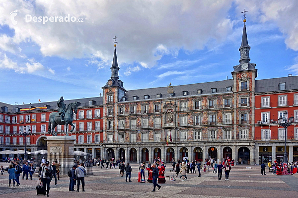 Plaza Mayor v Madridu (Španělsko)