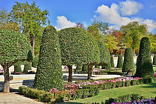 El Retiro Park v Madridu (Španělsko)