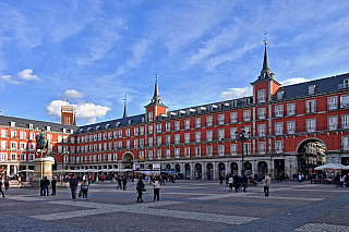 Plaza Mayor v Madridu (Španělsko)