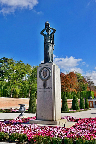 El Retiro Park v Madridu (Španělsko)