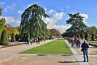 El Retiro Park v Madridu (Španělsko)