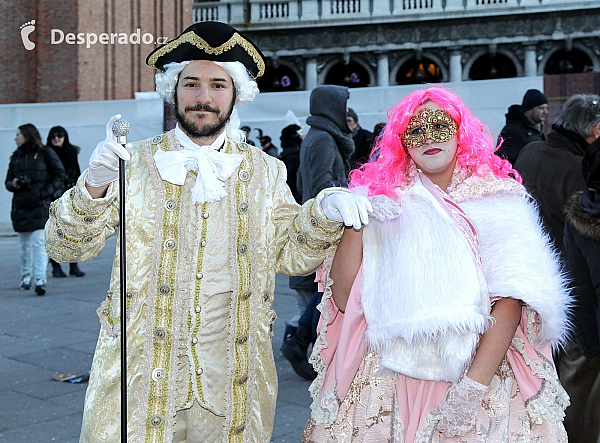 Karneval v Benátkách (Itálie)