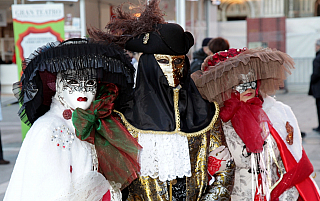 Karneval v Benátkách (Itálie)