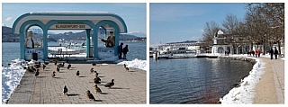Jezero Wörthersee v Korutanech (Rakousko)