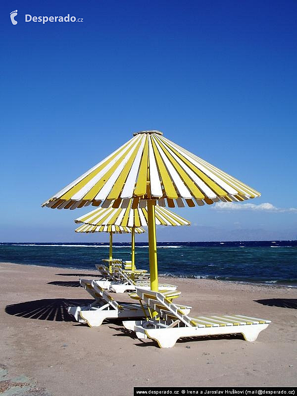 Turistické letovisko Dahab (Egypt)