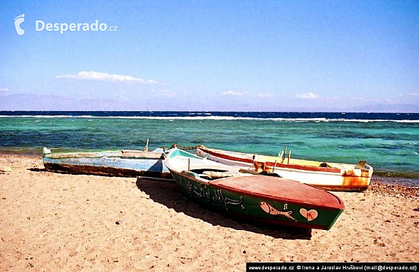 Turistické letovisko Dahab (Egypt)