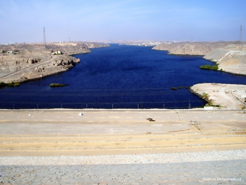 Asuánská přehrada (Egypt)