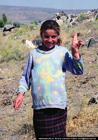 Děti ve vesnici poblíž Doğubayazıt (Turecko)