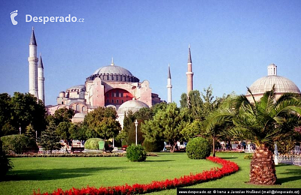 Hagia Sofia v Istanbulu (Turecko)