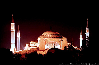 Hagia Sofia v Istanbulu (Turecko)