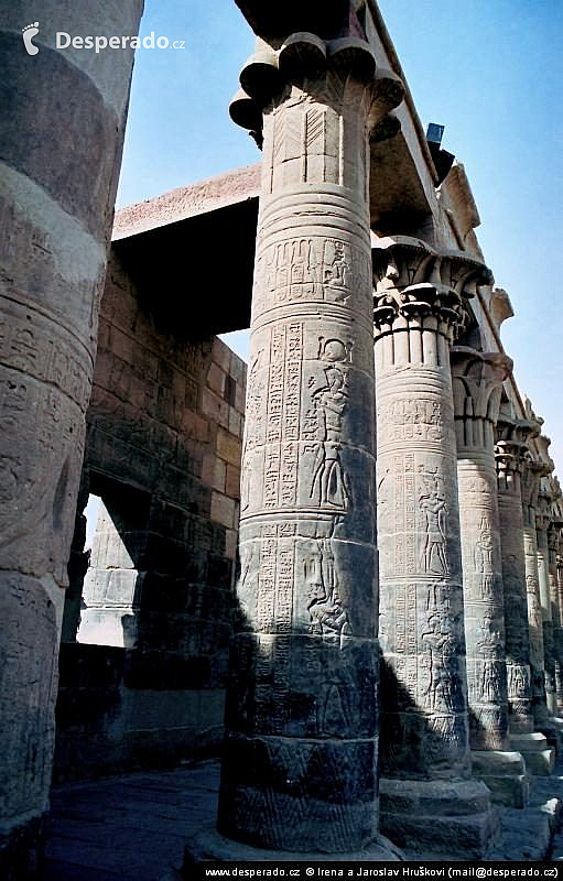 Philae - chrám bohyně Eset (Egypt)