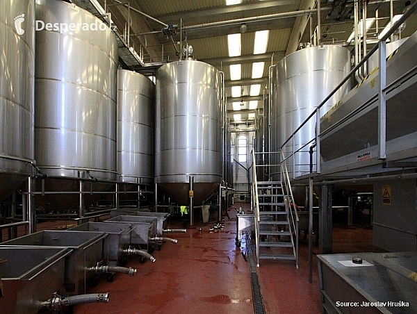 Vinařství Bodegas Bilbaínas v Haro (Španělsko)