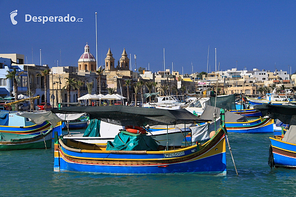 Kouzelné rybářské městečko Marsaxlokk (Malta)