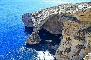 Mořské jeskyně Blue Grotto (Malta)