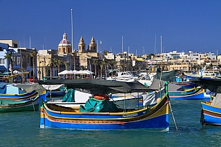 Kouzelné rybářské městečko Marsaxlokk (Malta)