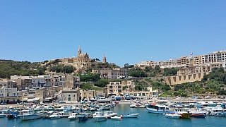 Přístavní městečko Mgarr na ostrově Gozo