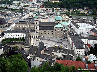 Salcburk - město Wolfganga Amadea Mozarta (Rakousko)
