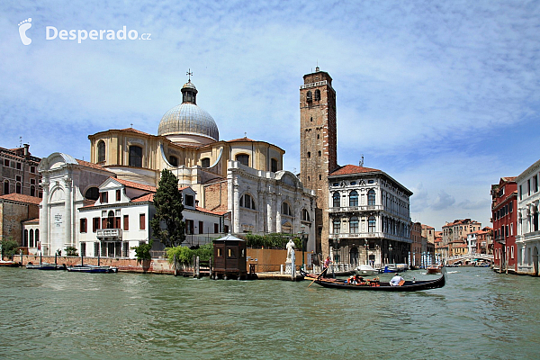 Velký kanál - Canal Grande (Benátky - Itálie)