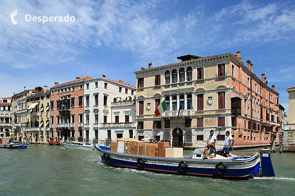 Velký kanál - Canal Grande (Benátky - Itálie)