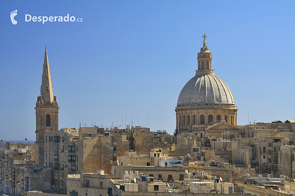 Basilica of Our Lady of Mount Carmel ve Vallettě (Malta)