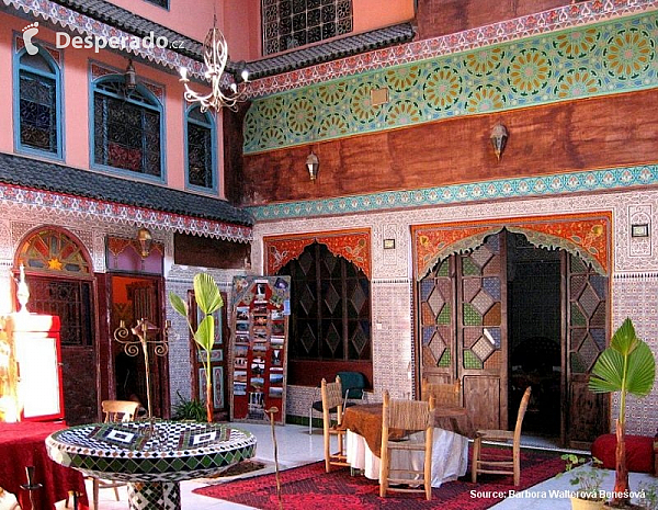 Interiér domu (Maroko)