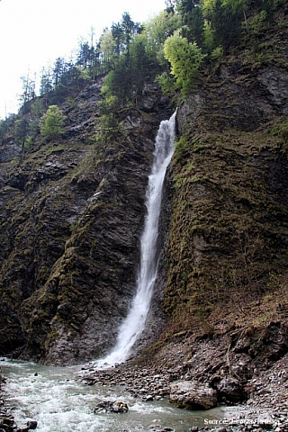 Divoká soutěska Lichtensteinklamm (Rakousko)
