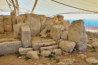 Pravěký chrám Hagar Qim (Malta)