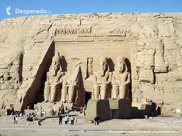 Chrám v Abu Simbel (Egypt)