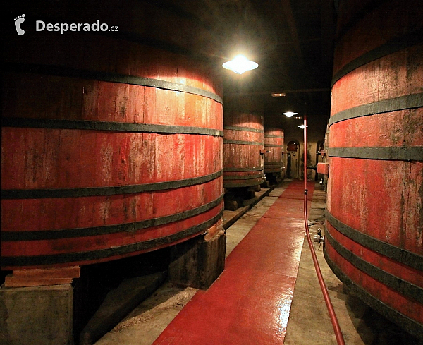 Vinařství Bodegas Bilbainas v Haro (La Rioja - Španělsko)