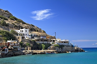 Matala na Krétě (Řecko)