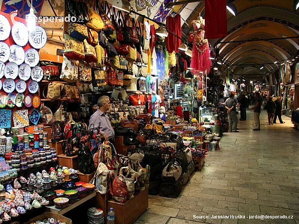 Velký bazar v Istanbulu (Turecko)