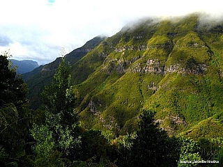Levada do Risco oblíbená turistická trasa