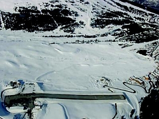 Letiště v Courchevel (Francie)