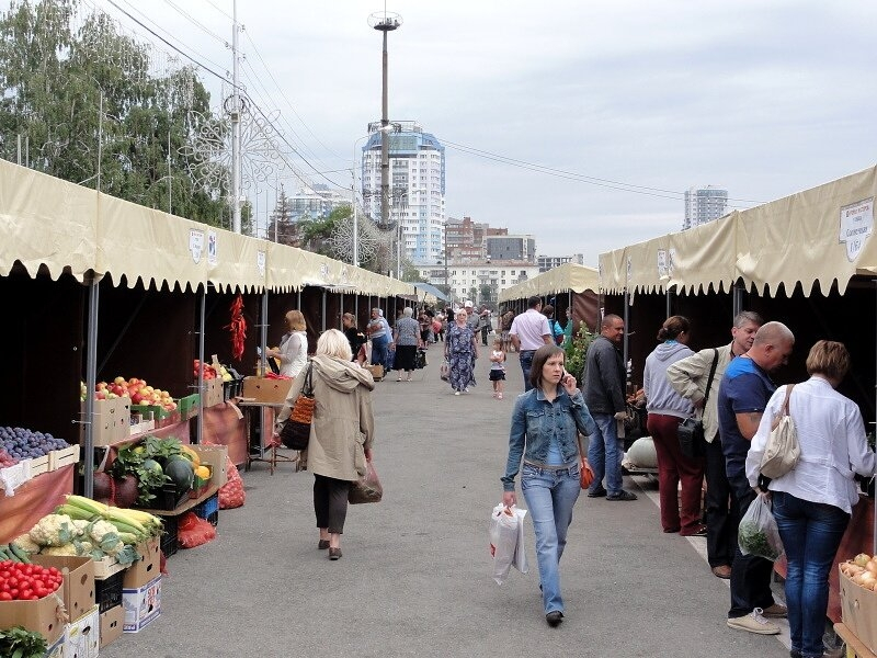 Tržiště v Samarře (Rusko)