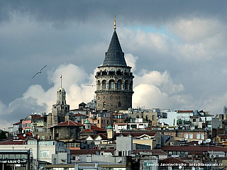 Čtvrť Galata v Istanbulu