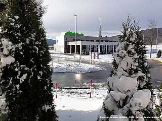 Sníh v Chorvatskou - cestou do Splitu (Chorvatsko)