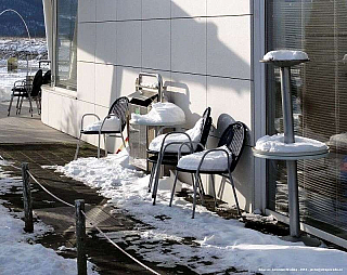 Sníh v Chorvatskou - cestou do Splitu (Chorvatsko)