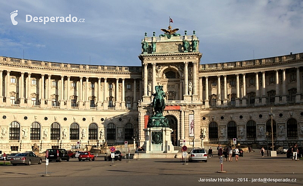 Hofburg ve Vídni (Rakousko)