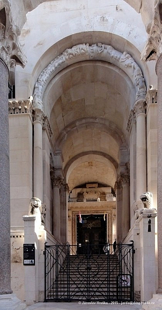 Diokleciánův palác ve Splitu (Chorvatsko)