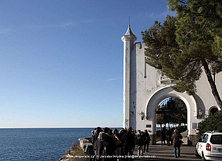 Zámek Il Castello di Miramare v Trieste (Itálie)