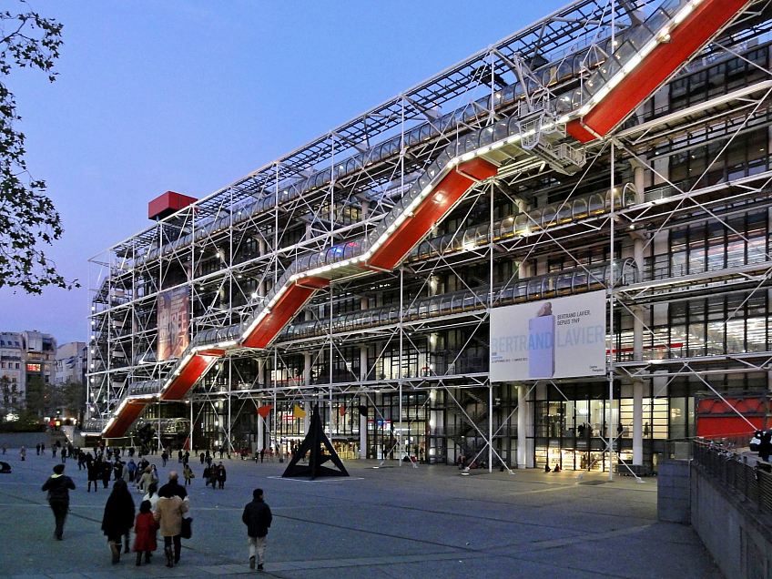 Centrum Georgese Pompidou (Paříž - Francie)