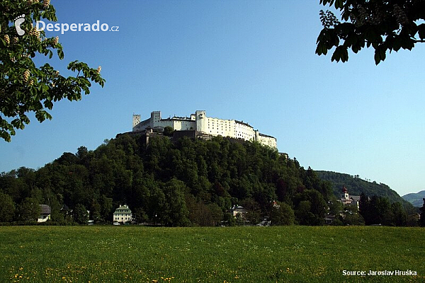 Pevnost Hohensalzburg v Salcburku (Rakousko)