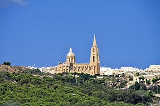 Přístavní městečko Mgarr na ostrově Gozo (Malta)