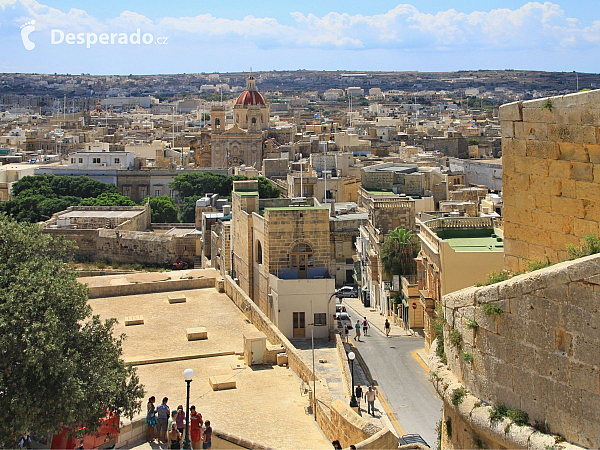 Victoria na ostrově Gozo (Malta)