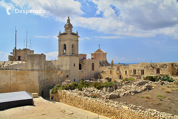 Victoria na ostrově Gozo (Malta)