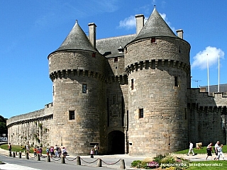 Guérande u solných polí v Pays de Loire
